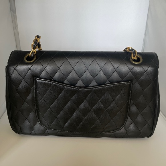 Vintage Meyers USA Quilted Leather Flap Bag • Made in USA Chain Purse - Picture 10 of 15